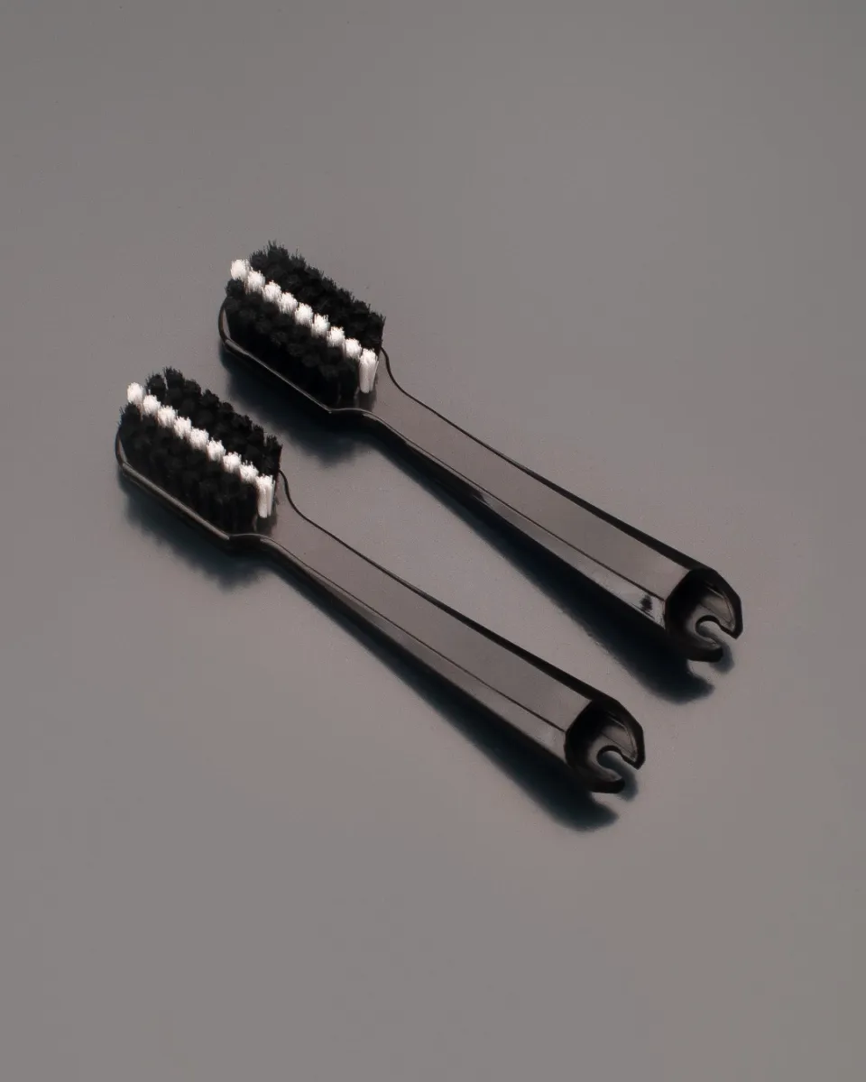 Black is white travel toothbrush refill