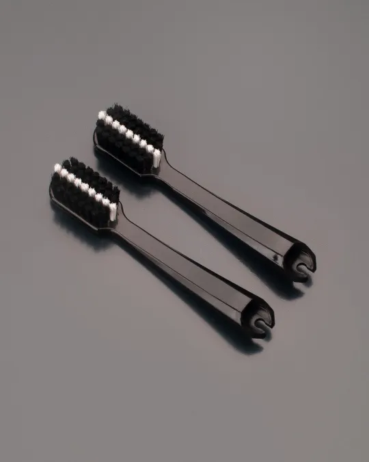 Black is white travel toothbrush refill