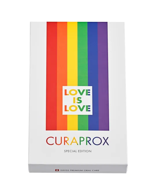 Curaprox Rainbow Special Edition: Vibrant Set of 6 Toothbrushes