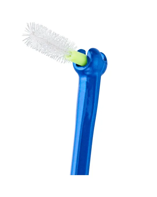 Interdental brush holder, blue steel, 1 pc. | Curaprox Shop