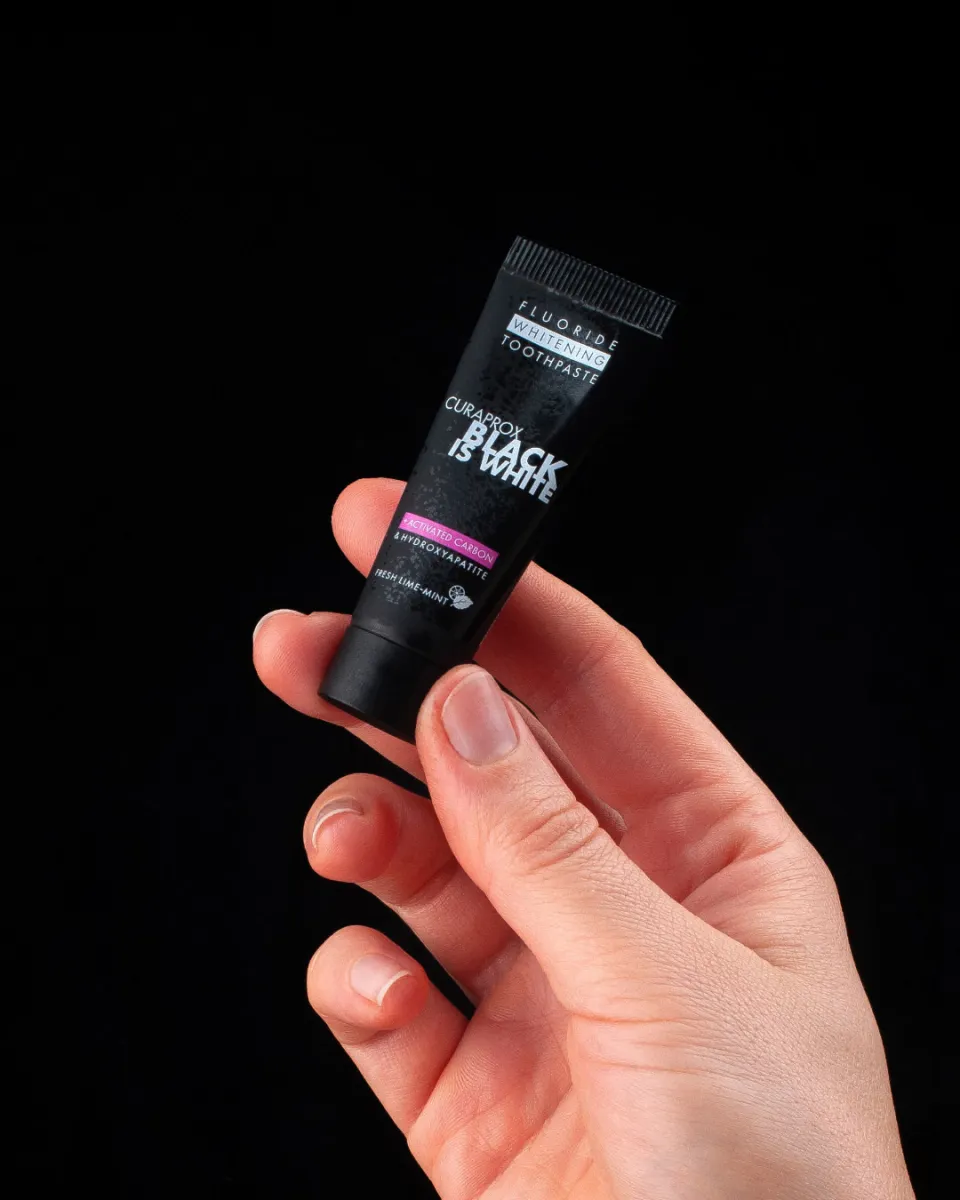 Black is white charcoal toothpaste