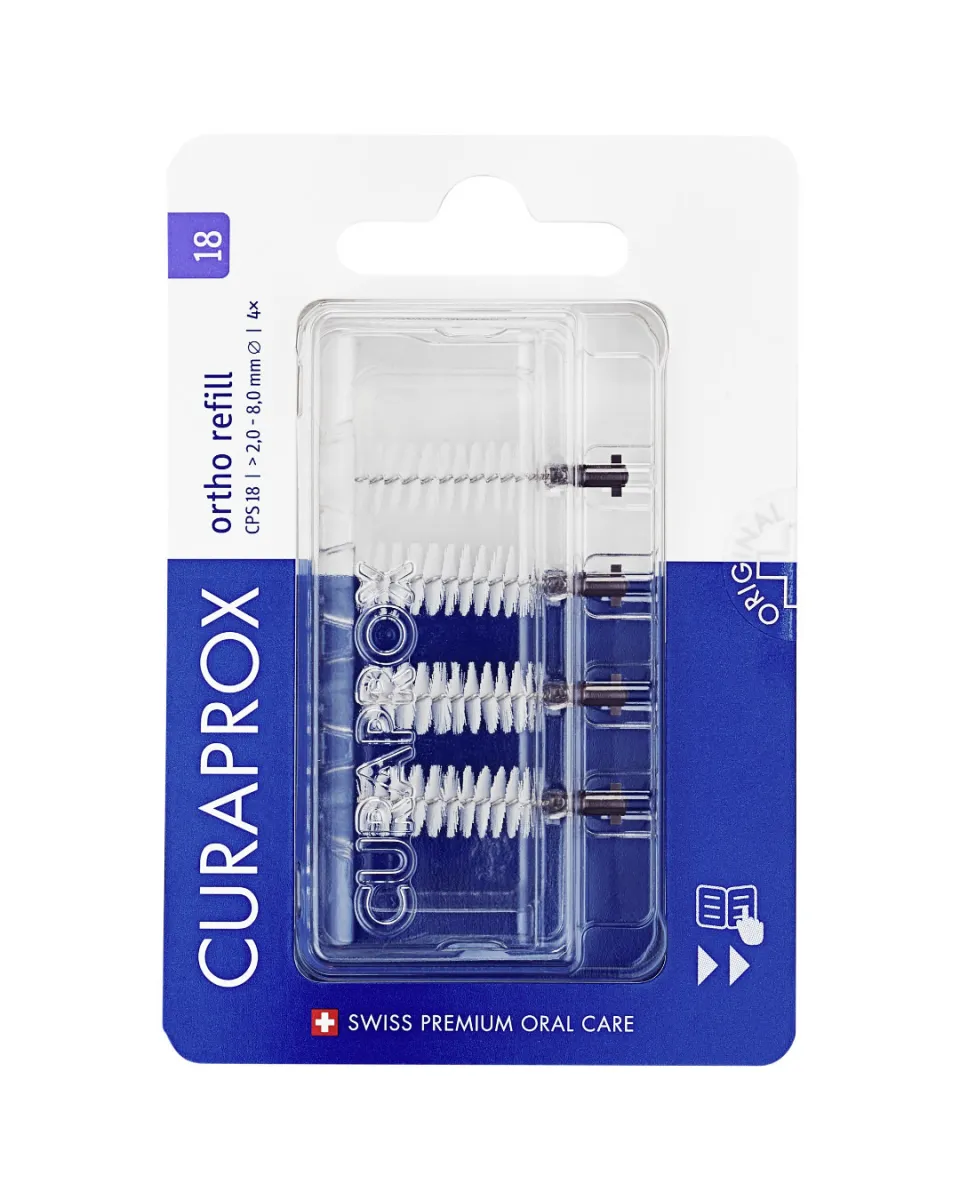 Interdental brush refill ortho, size 18