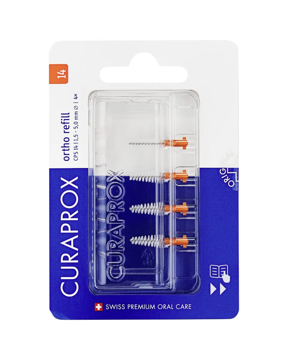 Interdental brush refill ortho, size 14
