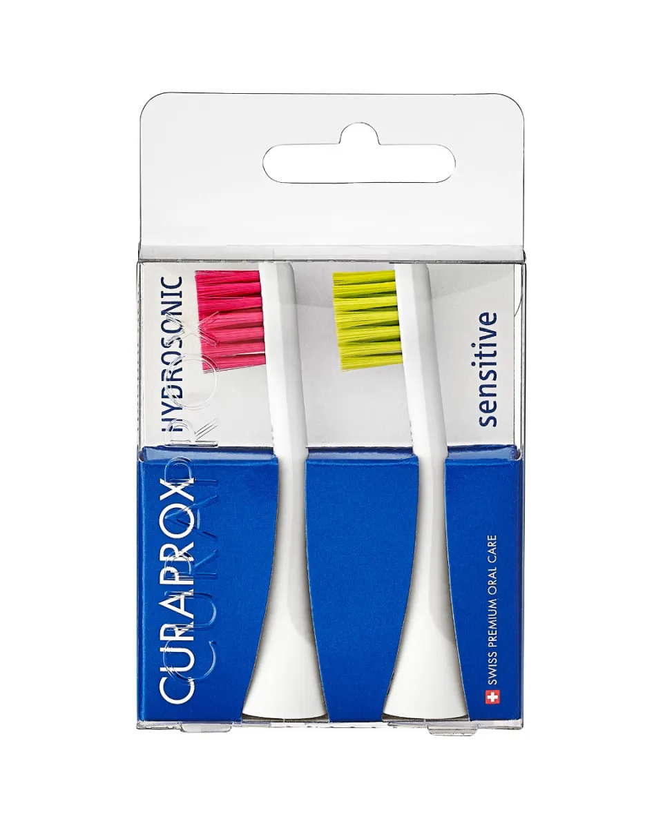 Curaprox Hydrosonic Brush Heads in Vibrant Rainbow Colours – Superior Clean, Gentle Care, Enjoyable Routine.