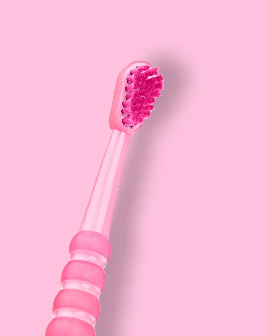 For baby's first dental cleaning experience